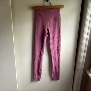 Lululemon Wunder Train High-Rise Tight 28 in color Plum